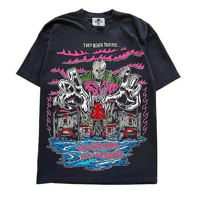 T-shirt Warren lotast Casual Rétro Hip Hop Sport Coton T-shirt top Multi-Style -ACGIV