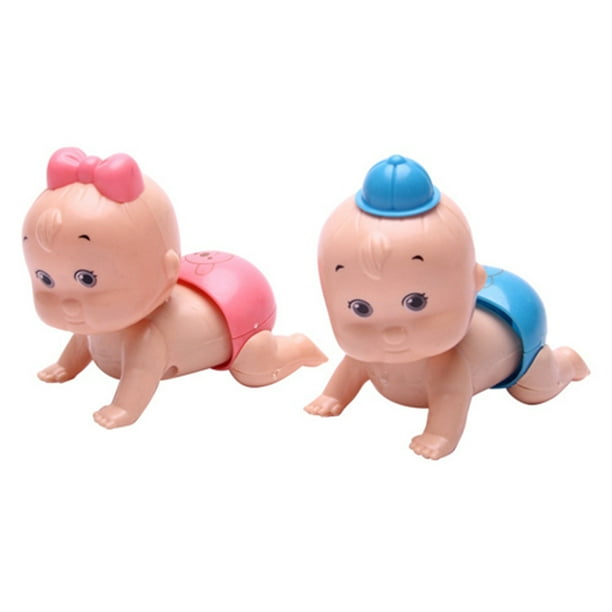 SANWOOD Wind up Toy Cute Windup Crawling Crawl Boy Girl Doll Toy