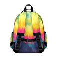 thumbnail image 3 of Colorful Tie Dye Pattern Backpack for School,Cute School Bag,Schoolbag with Adjustable Shoulder Straps & Padded Back,15.25"x11.5"x5.25", 3 of 5