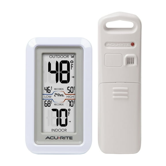 AcuRite Wireless Digital Thermometer for Indoor/Outdoor Temperature (02049A1), 1 EACH