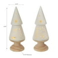 thumbnail image 2 of Led Ceramic Tree With Wood Base, 2 of 3