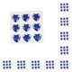 thumbnail image 2 of Wosthever 10 hojas de pegatinas de diamantes de imitación, calcomanías acrílicas a mano, etiquetas artesanales autoadhesivas tridimensionales para Artesanía Azul oscuro Wosthever HA062097-06B, 2 of 6