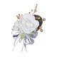 thumbnail image 3 of Ramo de flores de boda, ramo de rosas artificiales, ramo de novia, moda romántica Blanco, 3 of 9