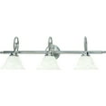 thumbnail image 2 of Volume Lighting  Troy 3-Light Indoor Brushed Nickel Vanity, 2 of 2
