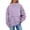 4# Purple, variant on Mock Neck Sweatshirt Women 2026 Fall Fashion Oversized Turtleneck Pullover Fleece Long Sleeve Sweatshirts Tops White M