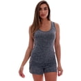 thumbnail image 1 of #followme Ultra Soft Loungewear Short Set for Women (2X, Navy), 1 of 3