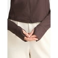 thumbnail image 4 of Avia Women's Ribbed SoftSculpt Jacket, Sizes XS-XXXL, 4 of 5