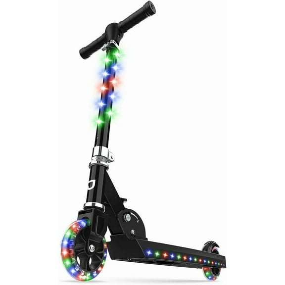 Jetson Jupiter Kick Scooter for Kids, LED Light-up Scooter, Adjustable Handlebar