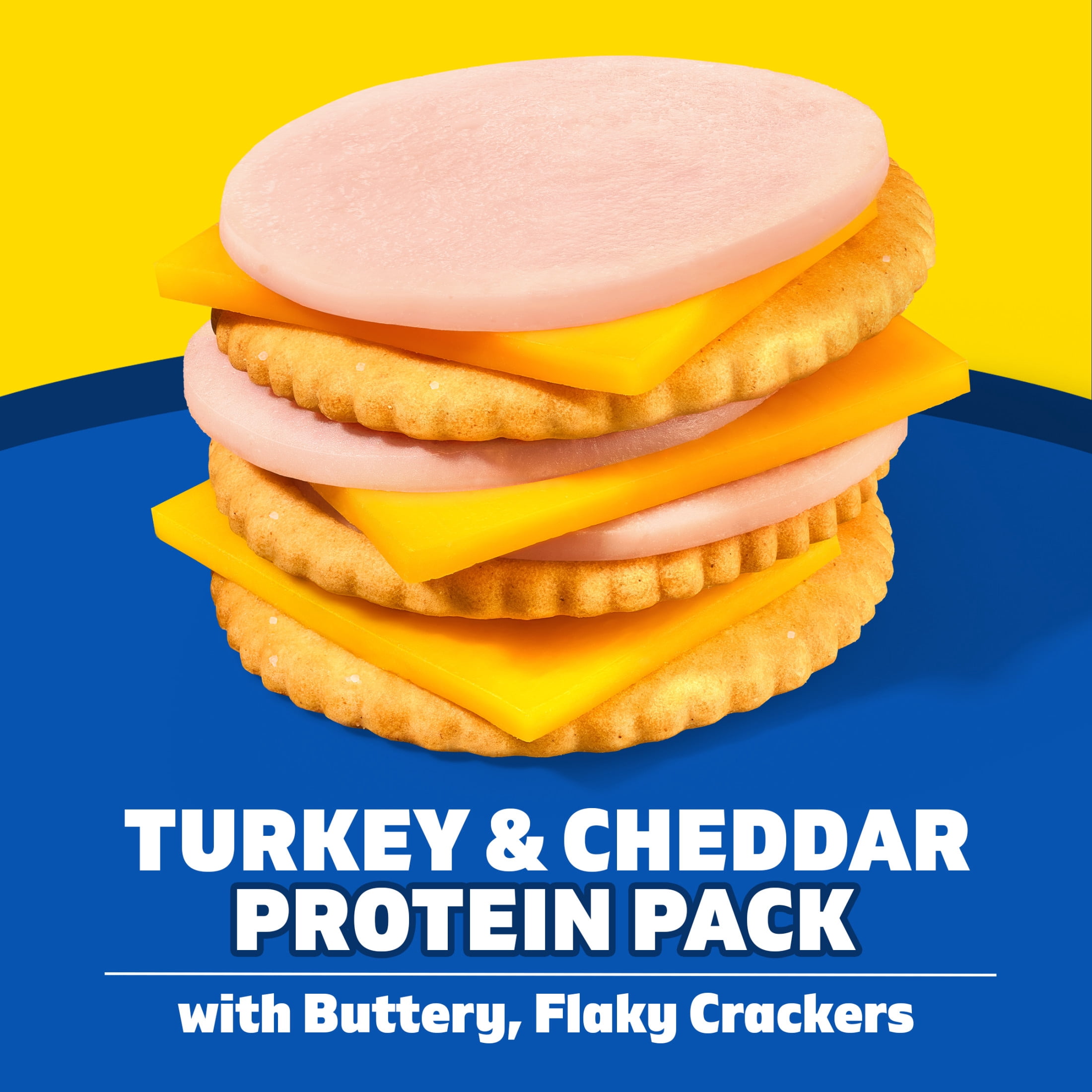 Lunchables Turkey & Cheddar Protein Pack, 3.2 oz Pack