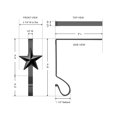 thumbnail image 4 of Wrought Iron Christmas Stocking Hanger 6" - Star - Black (Set of 4) by Park Designs, 4 of 5