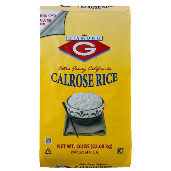 Diamond G Calrose Rice 50 Lb