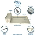 thumbnail image 4 of Tile Redi Rt4848lrb48kit Base'n Bench 60" X 48" Rectangular Shower Base - Tileable, 4 of 7