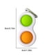 thumbnail image 3 of Muyoka Tablero de descompresi贸n Dimple Sensory Toys Fidget Toys Pop It Mini Bubble Wrap Llavero Bloques Silicona suave, 3 of 6