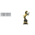 thumbnail image 1 of Reloj de pared digital,Reloj de pared digital multifuncional para oficina,Reloj de escritorio de pantalla grande y sencillo,Figura de escritorio,Estantería con estatua de caballo para, 1 of 8
