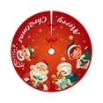 thumbnail image 1 of Desktop Ornament Christmas Tree Skirt Tree Apron Decorative Bottom for Holiday Celebrations, 1 of 1