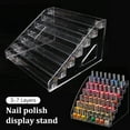 thumbnail image 2 of 3/4/5/6/7 Layers Nail Polish Plastic Display Stand Clear Cosmetic Display Rack Holder Essential Oil Bottle Organizer Storage, 2 of 9