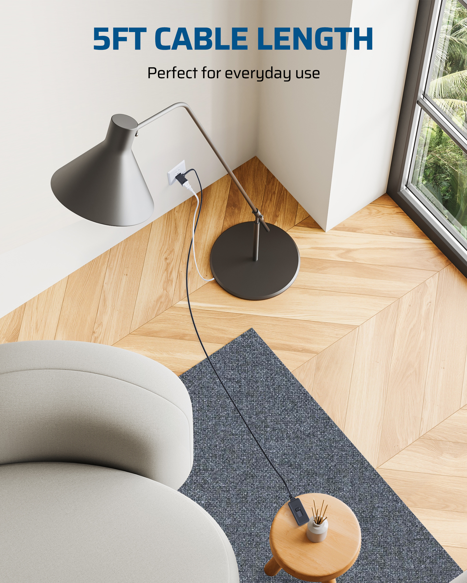 Dewenwils Plug-In Dimmer Switch with 4.9 Ft Cord photo 7