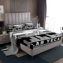 Erosebridal Las Yecas Football Sheet Set Twin,Amercian Sport Bedding Sets Twin Size,Ball Gamer Decoration,Breathable,3pcs