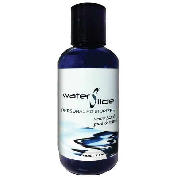 Earthly Body Waterslide Personal Lubricant with Carrageenan - 4 oz Bottle