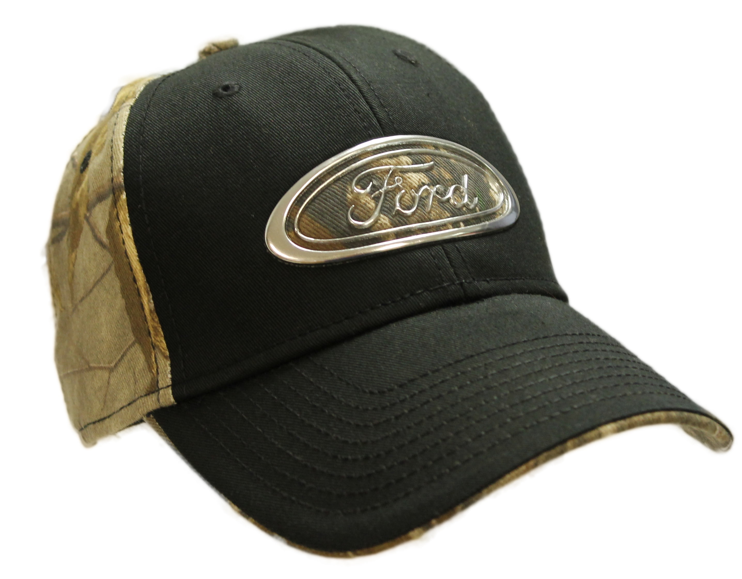 Unisex Adult Ford Silver Logo Camo Baseball Cap Hat