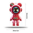 thumbnail image 4 of Lindo Coche Aire Perfume Clip Dibujos Animados Astronauta Ambientador () Rojo, 4 of 4