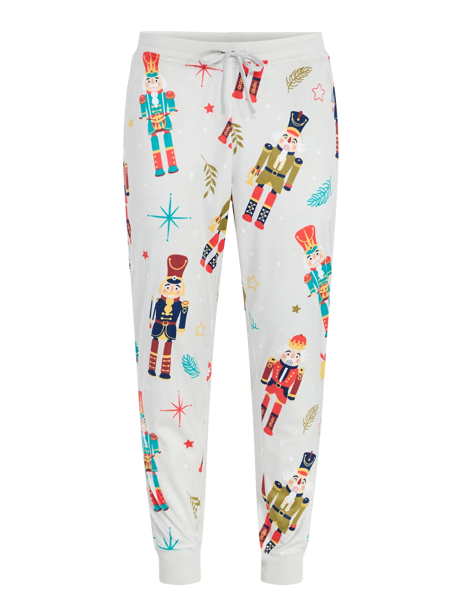 Men's Christmas Print Fleece Jogger Sleep Pants from Holiday Time, Sizes S-2XL