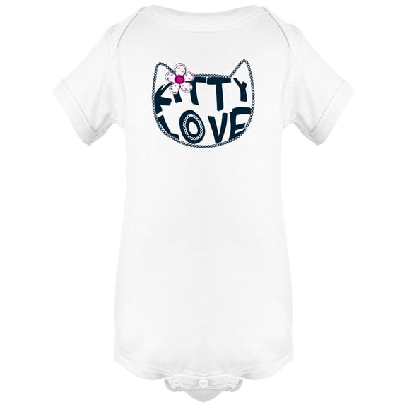 Kitty Love Adorable Doodle Bodysuit Infant -Image by Shutterstock, Newborn