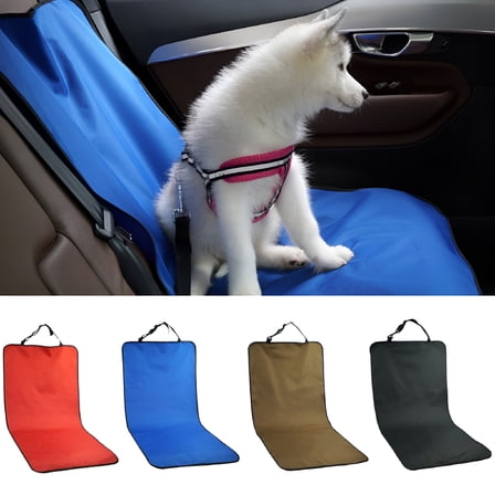 MELIVO Dog Seat Cover for Back Seat Waterproof Dog Car Seat Covers Scratch Prevent Anti-slip Dog Car Hammock Car Seat Covers for Dogs Dog Backseat Cover for Cars Standard