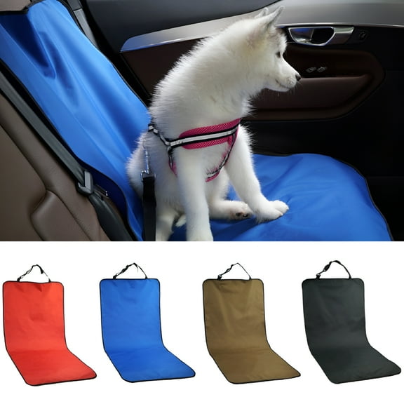 MELIVO Dog Seat Cover for Back Seat Waterproof Dog Car Seat Covers Scratch Prevent Anti-slip Dog Car Hammock Car Seat Covers for Dogs Dog Backseat Cover for Cars Standard