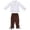 Brown, variant on SRZYMJ Boys Renaissance Pirate Pants Shirt Set Kids Viking for Halloween Party Green 6-8 Years