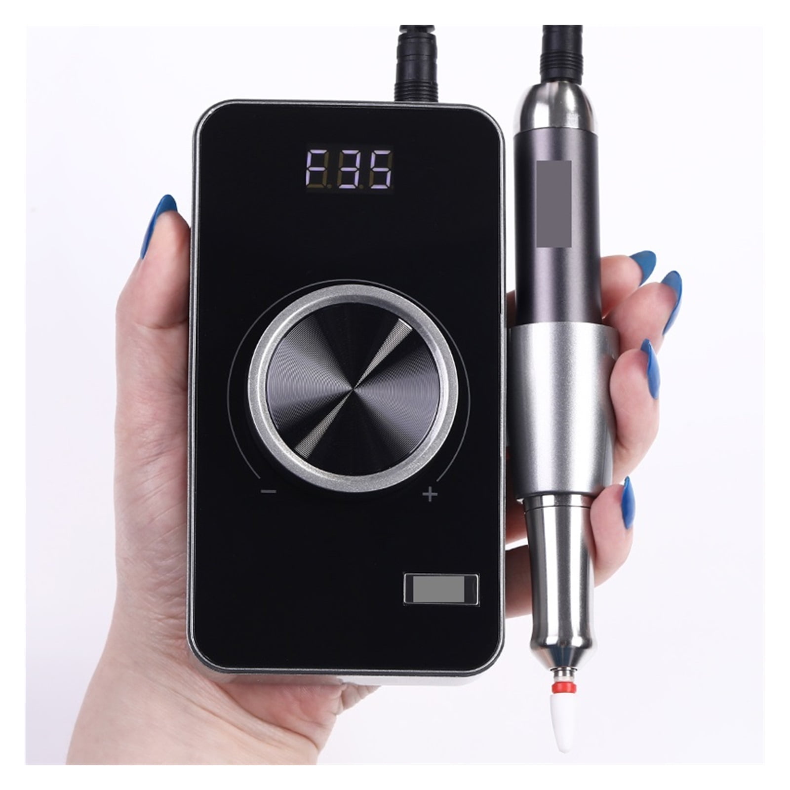 Nail Drill Machine, 35000RPM Nail Drill Machine With Full LCD Display, Rechargeable Nail Drill Pen For Manicure Kit With Cutter Nails Tool
