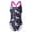 Dark Night Black, variant on DPOIS Kids Girls Swimsuit Bathing Suit One Piece Quick Dry Beach Swimwear Sky Shading Cartoon 12