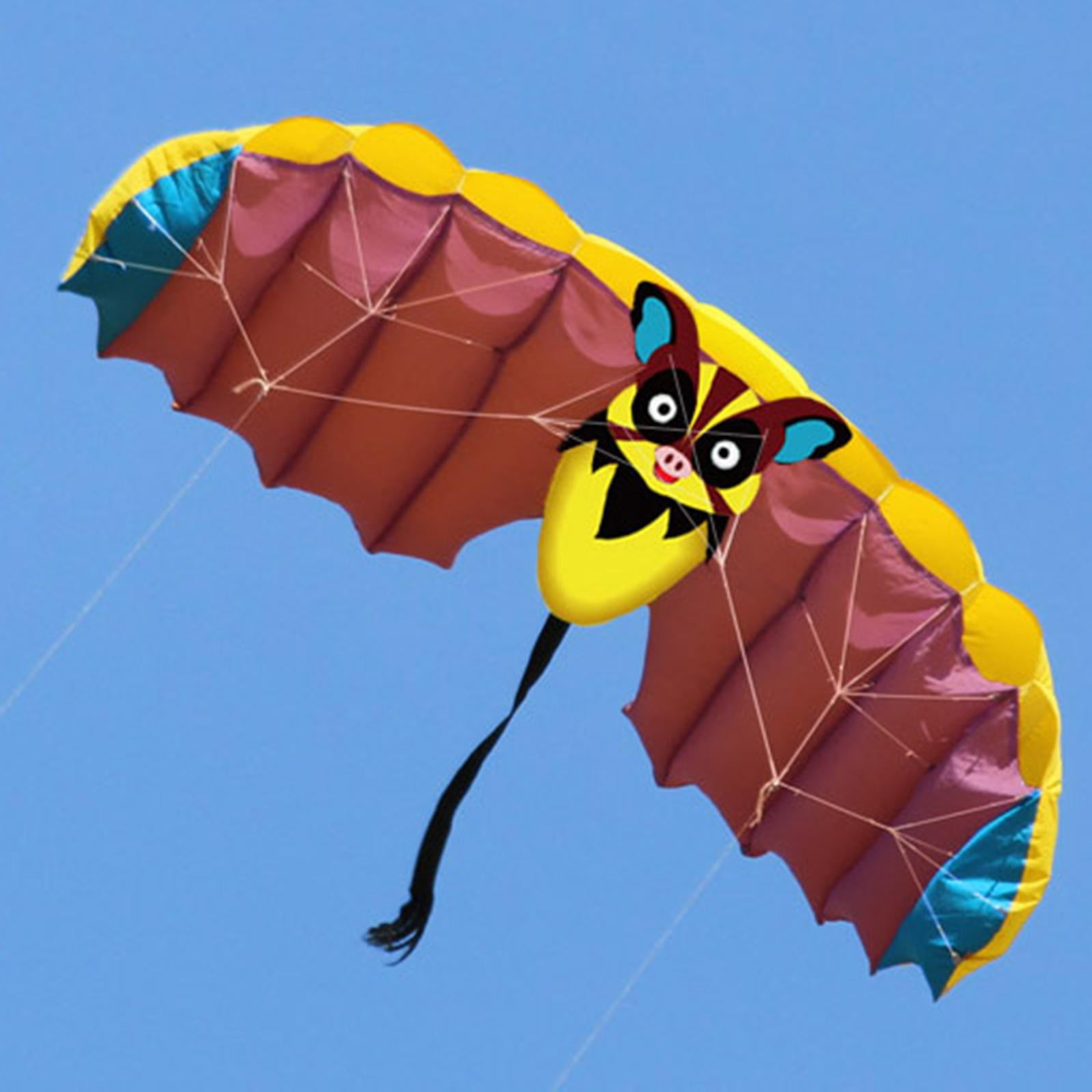 LeeQinersw Cerf-volant Souple Parafoil Jouets Volants Cerf-volant De Plage Avec Ficelle De