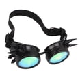 thumbnail image 4 of Lunettes Steampunk Rétro avec Lentilles Kaléidoscope, Repose-Nez Réglable et Bande Élastique, pour Fêtes, Halloween, 4 of 8