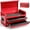 Red, variant on OLY-PRO Mini Tool Box With Drawers, Steel Tool Storage Cabinet with Top Organizer and Ball-Bearing Slides, Portable Small Toolbox for Garage, Black