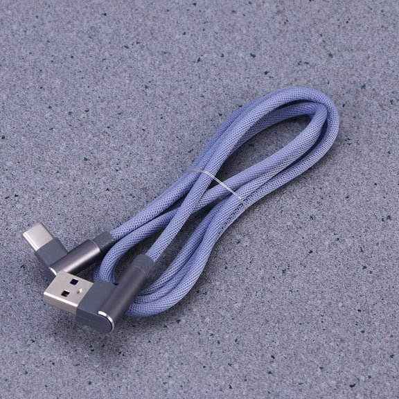 Yardwe Flexible Nylon Braided Grey USB Type C Cable with Smart Voltage and Current Display