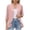 Pink, variant on Cardigan For Womens Casual Spring Summer Solid Color Cardigan Coat 3/4 Sleeve Ruffled Top Sky Blue S