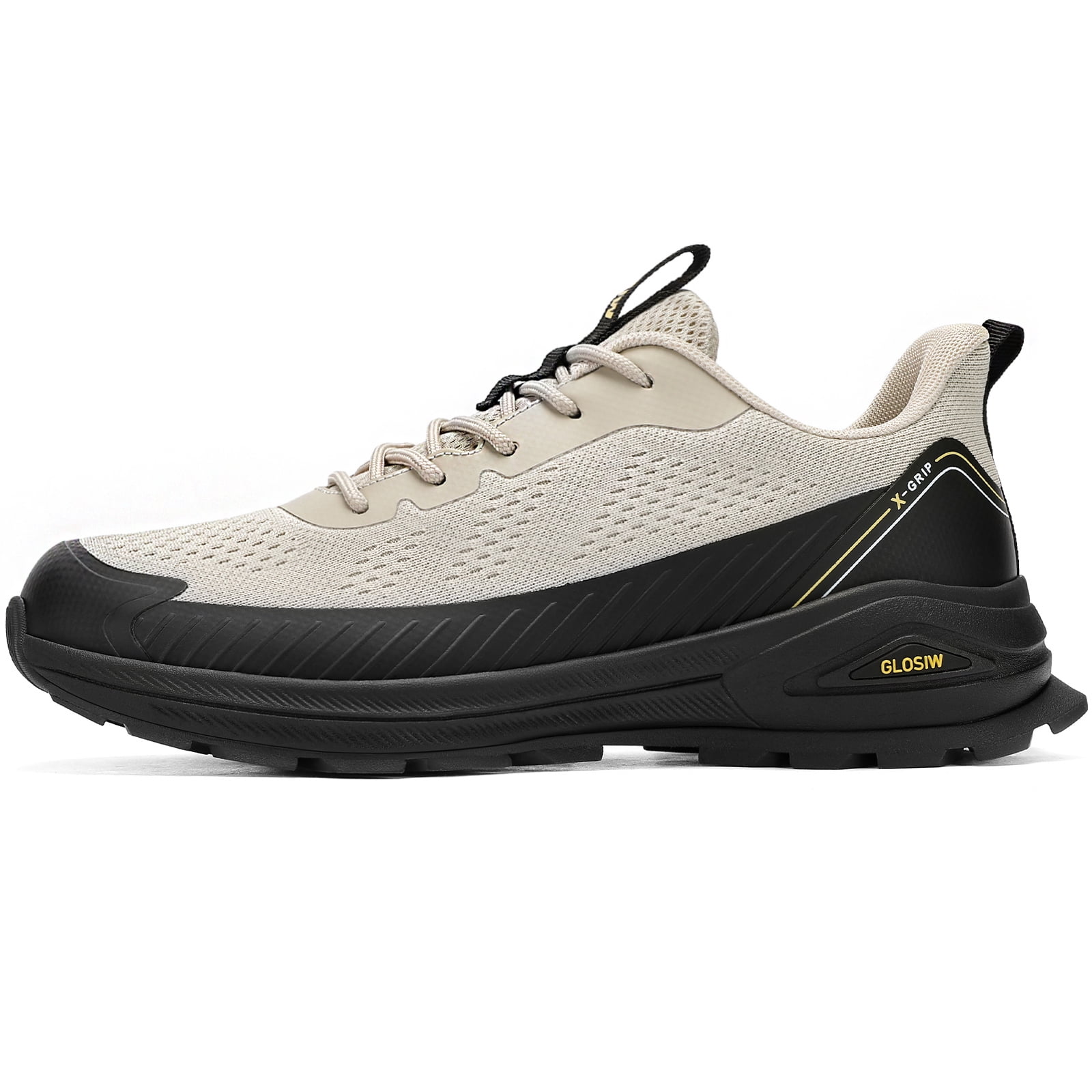 GLOSIW Men's Trail Running Shoes Fashion Walking Hiking Sneakers for Men Tennis Cross Training Shoe Outdoor Snearker