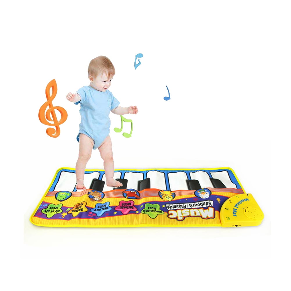 Autmor Baby Music Mat, 72*29cm Children Crawling Piano Carpet, Educational Musical Toy Kids Gift, for 12 - 36 Months Kids