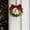 Dark Red #01, variant on 4" Mini Christmas Wreath,Christmas Cabinet Wreath for Kitchen with Bows,Pinecones,Nuts,Berries and Bell - Small Hanging Artificial Wreath for Window Home Chair Front Door Wall Indoor Outdoor,Beige