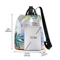 thumbnail image 3 of FORMRS Women's Travel Backpack Purse Anti-Theft Hidden Pockets Casual Shoulder Bag, Seaside Boat, 3 of 7