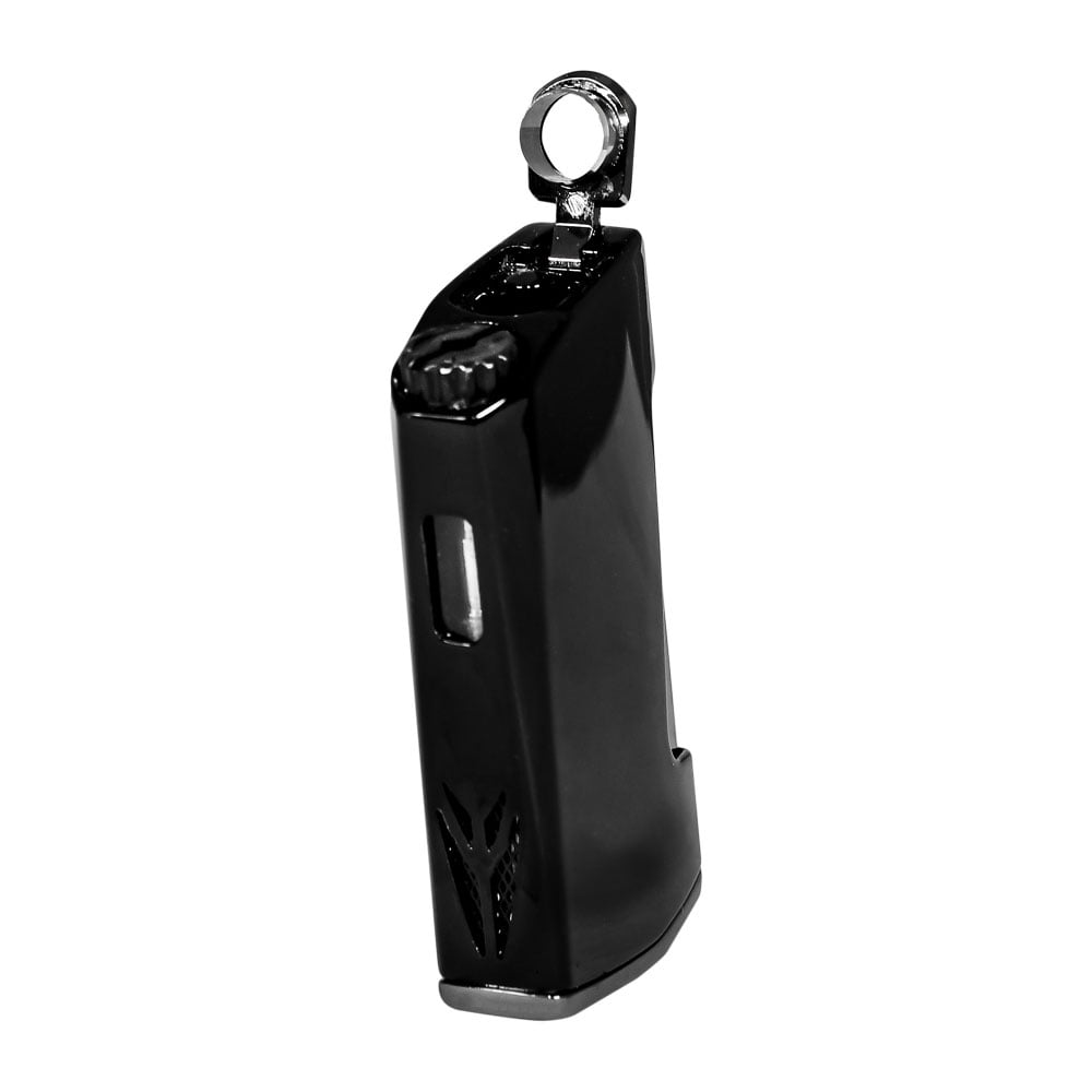 Lotus Chroma Dual Torch Lighter with Punch Cutter - Black