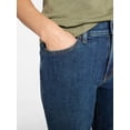 thumbnail image 5 of Time and Tru Women's Mid Rise Boyfriend Jeans, 26" Inseam, Sizes 0-22, 5 of 6