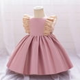 thumbnail image 5 of Toddlers Dresses Flower Girl Dress Toddler Sleeveless Tulle Dress Girl Party Dress Kids Pink Dress for Girls Special Occasion Dresses Birthday Girl Dress 18-24 Months, 5 of 8