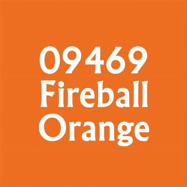 Reaper Miniatures REM09469 Peinture Acrylique Série Bones Master, Orange Boule de Feu