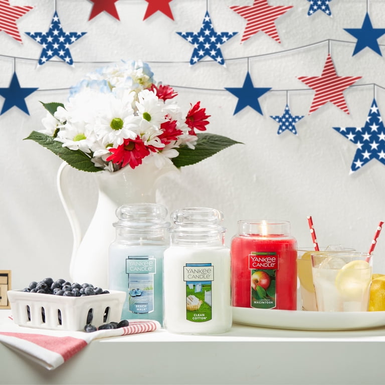 Yankee Candle, Large Jar Candle, 22 oz, Clean Cotton® - Walmart.com