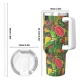 thumbnail image 4 of Sikiie Fruits Vegetables And Berries Insulated Stainless Water Bottle Lid Travel Mug Cup Insulated Tumblers Cup 40oz Ice Bully With Handle, 4 of 8