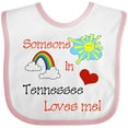 thumbnail image 3 of Inktastic Someone in Tennessee Loves Me Boys or Girls Baby Bib, 3 of 4