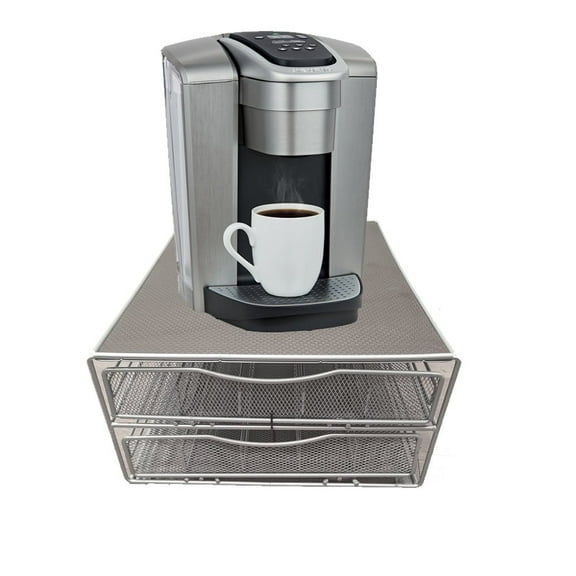 Savewize 70 Cup 2 tier K-Cup Coffee Storage Drawer - LUXE2003SI