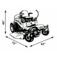 thumbnail image 4 of Raider SX Zero Turn Lawn Tractor Cover Up to 50" Deck - Indoor Use Cover (Non-Trailerable), 4 of 6